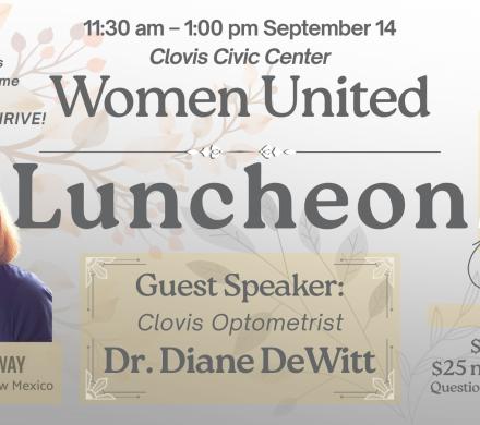 Womens united luncheon announcement